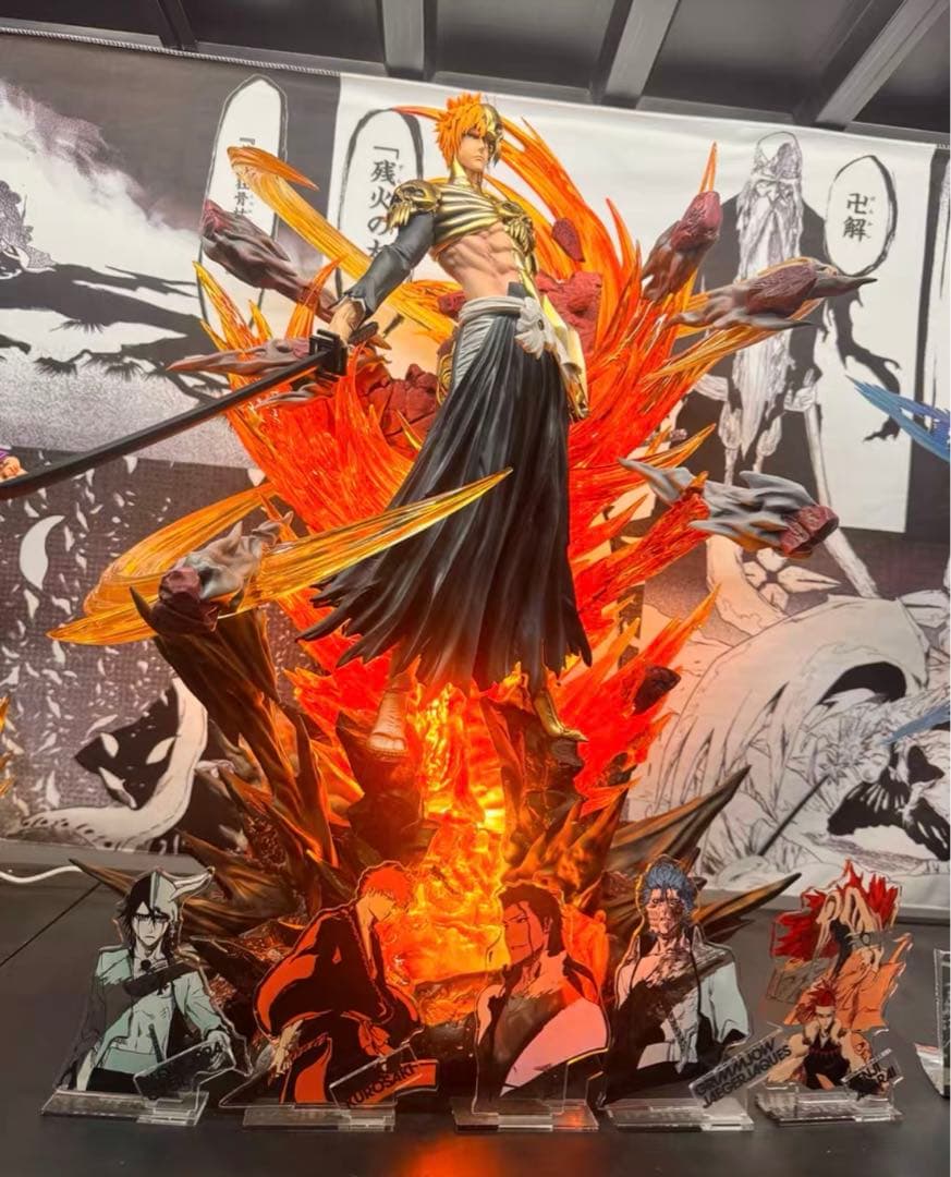 ブリーチ BLEACH 地獄 黒崎一護 ガレージキット フィギュア