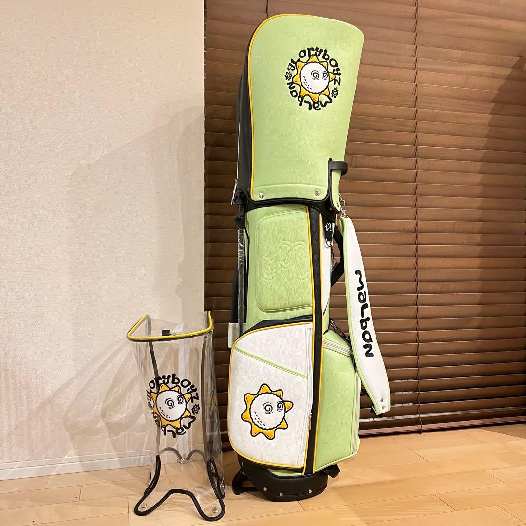 【即発送】希少 MALBON マルボンゴルフ キャディバッグ ゴルフバッグ