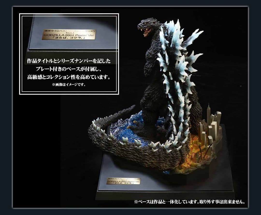 【新品・輸送箱未開封】RMC ゴジラ(2004)ポスター 「さらば、ゴジラ。」