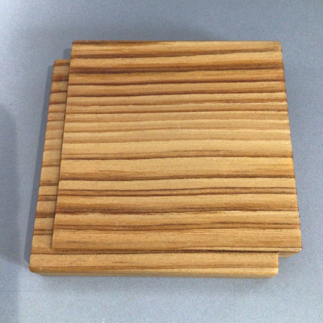 Ｓ１６０　香合　『義的作』『建仁寺　竹田益州　書付』『禅堂古材』　共箱　茶道具