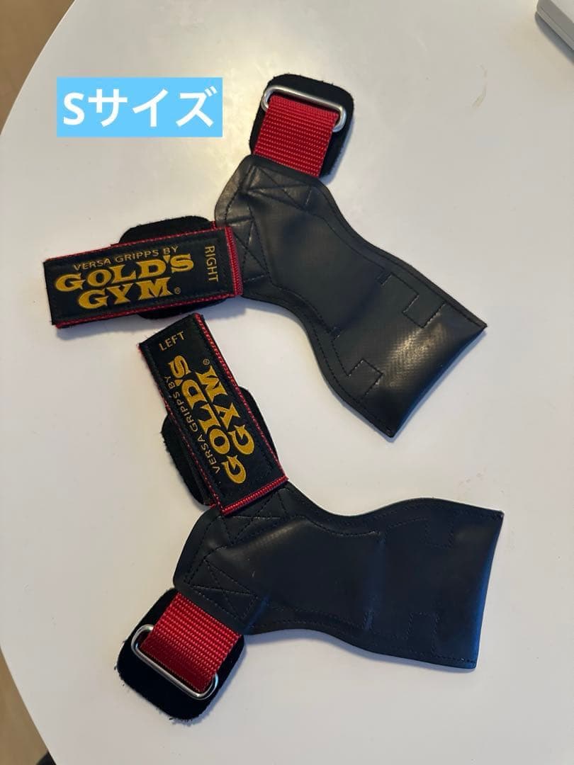 【美品】GOLD'S GYM パワーグリッププロ Sサイズ