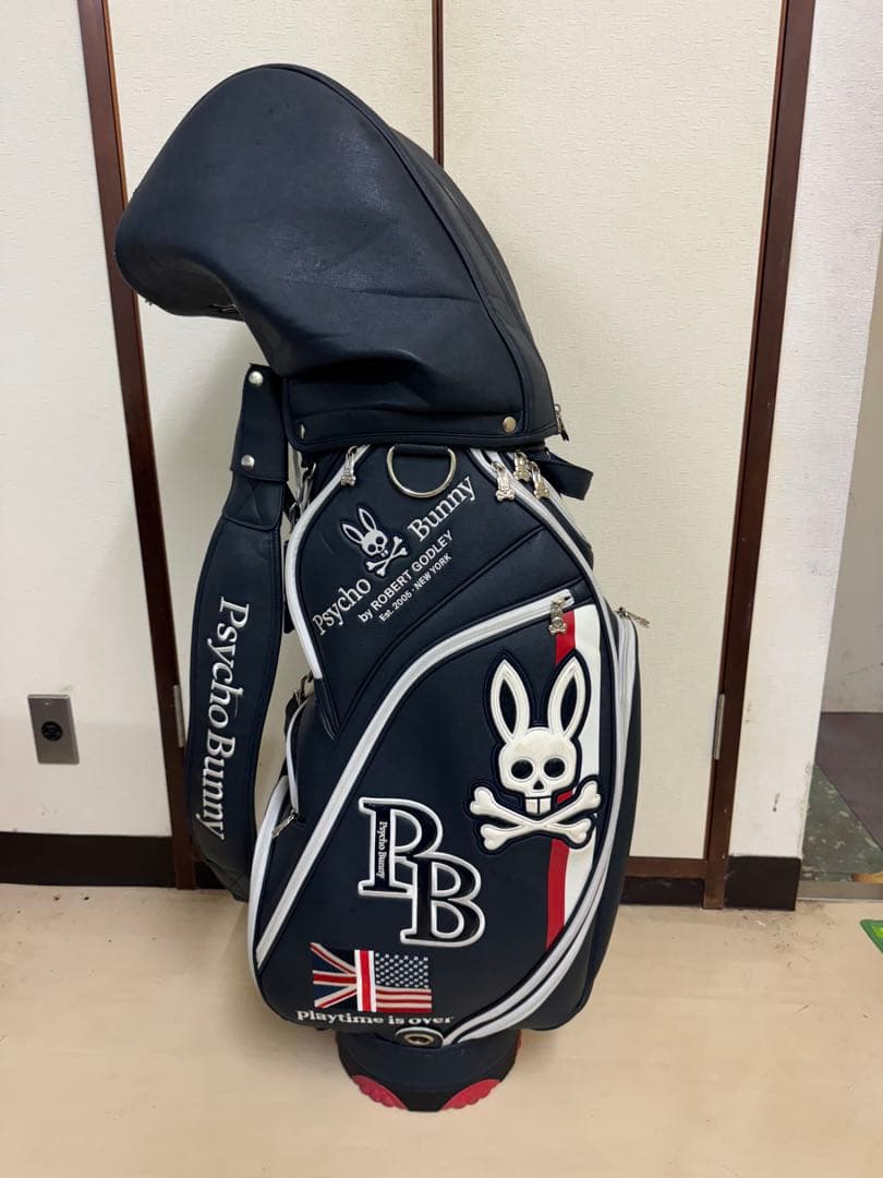 専用　Psycho Bunny キャディバッグ ネイビー