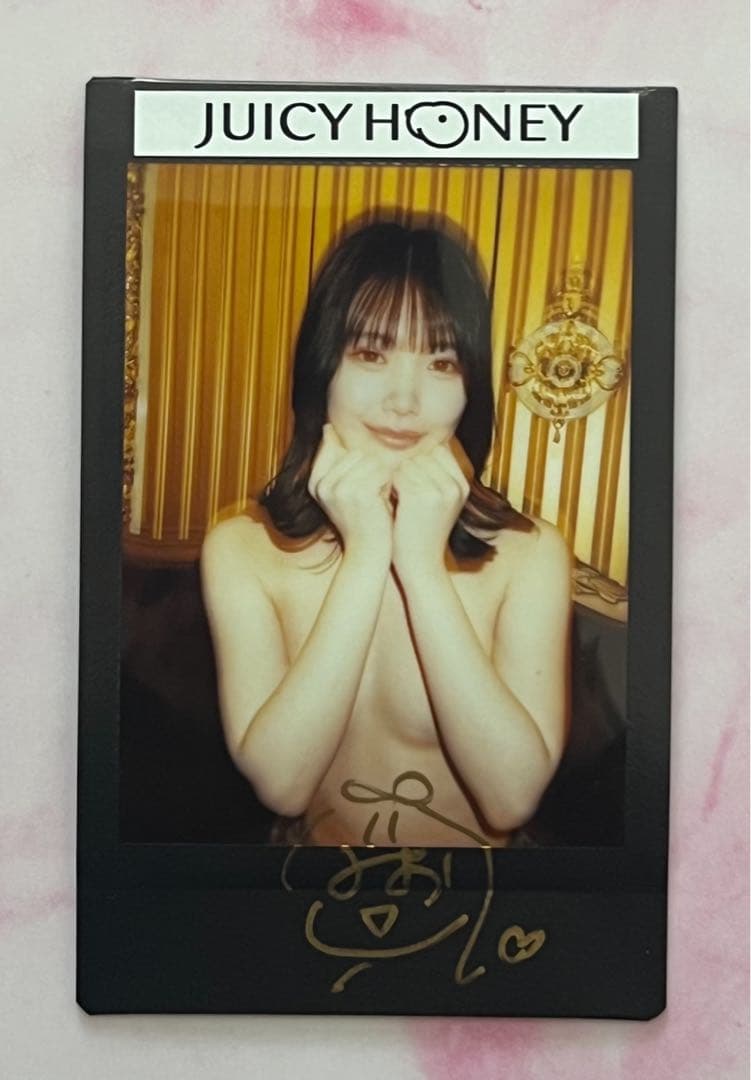 石川澪 ジューシーハニー 20th 20周年 直筆サイン入りチェキ 金ペン