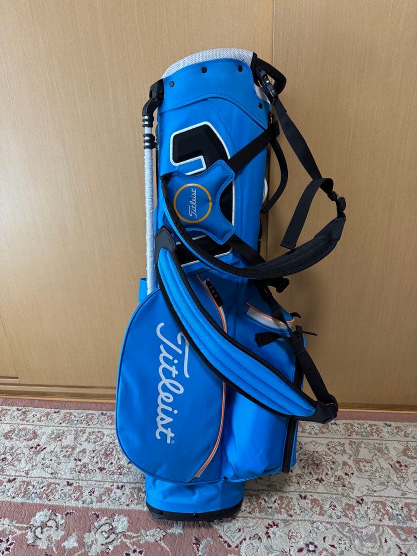 【超美品】タイトリスト Players 4 スタンドバッグ TB23SX4A青