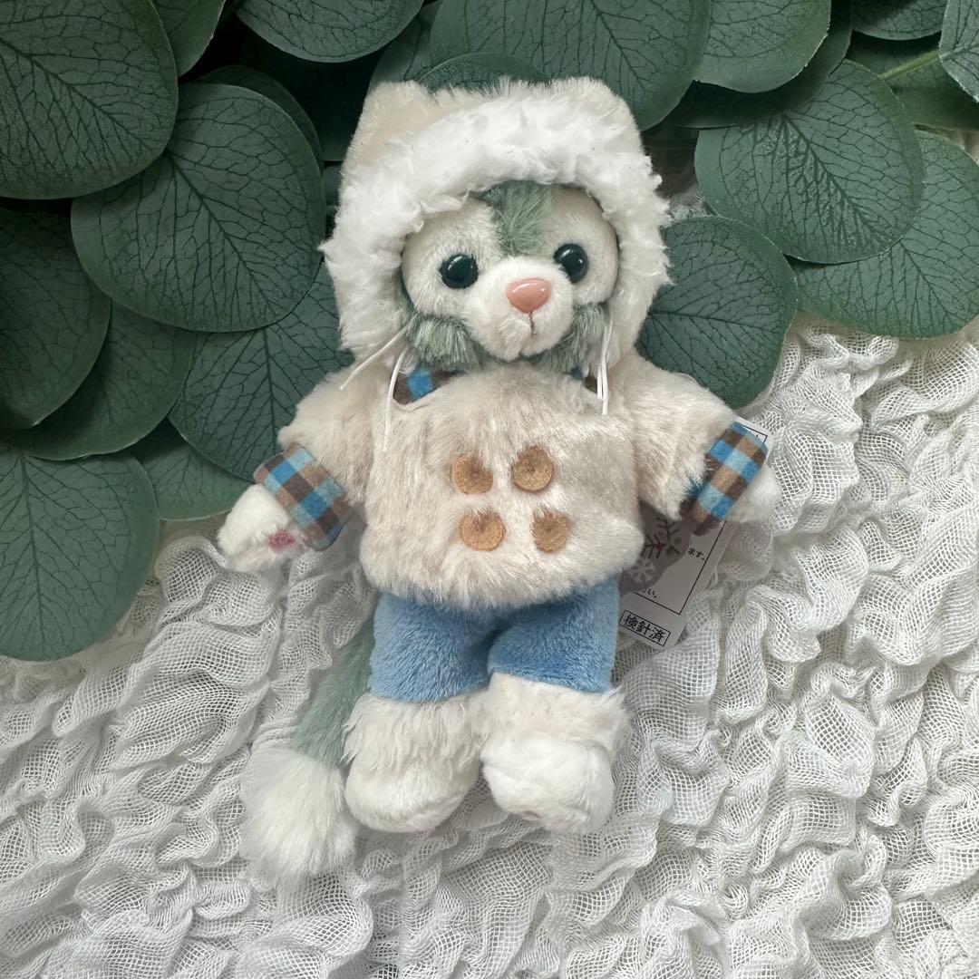 ジェラトーニ　ウインターホリデー　クリスマス ぬいぐるみバッジ