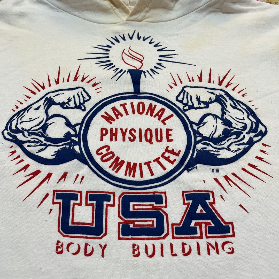 USA製 BODY BUILDING パーカー