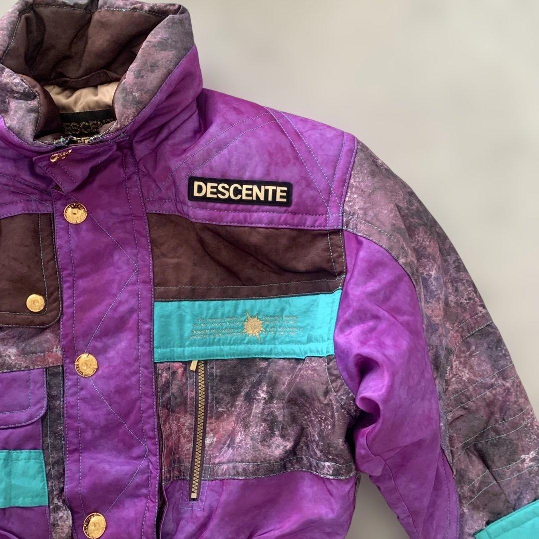 未使用級✨ DESCENTEデサントレトロ スキースノボウェア セットアップ希少
