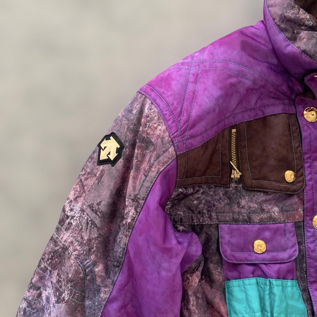 未使用級✨ DESCENTEデサントレトロ スキースノボウェア セットアップ希少