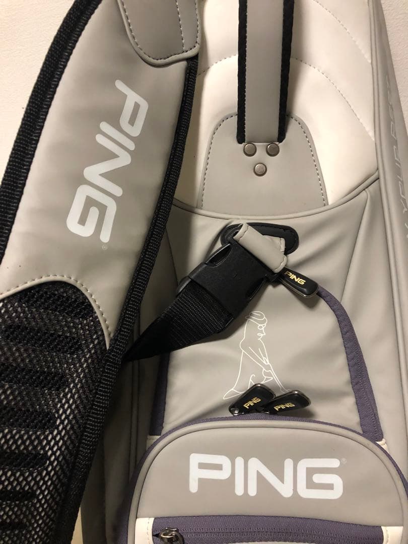 【送料込み】廃盤希少品　ミスターピン　PING ソフトPU キャディバッグ