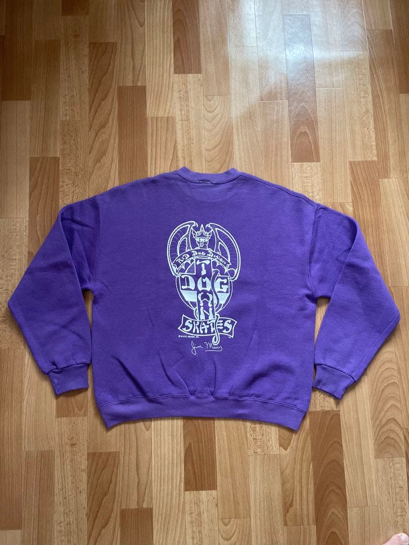 90sDOGTOWNスウェット Santa Cruz Powell zorlac