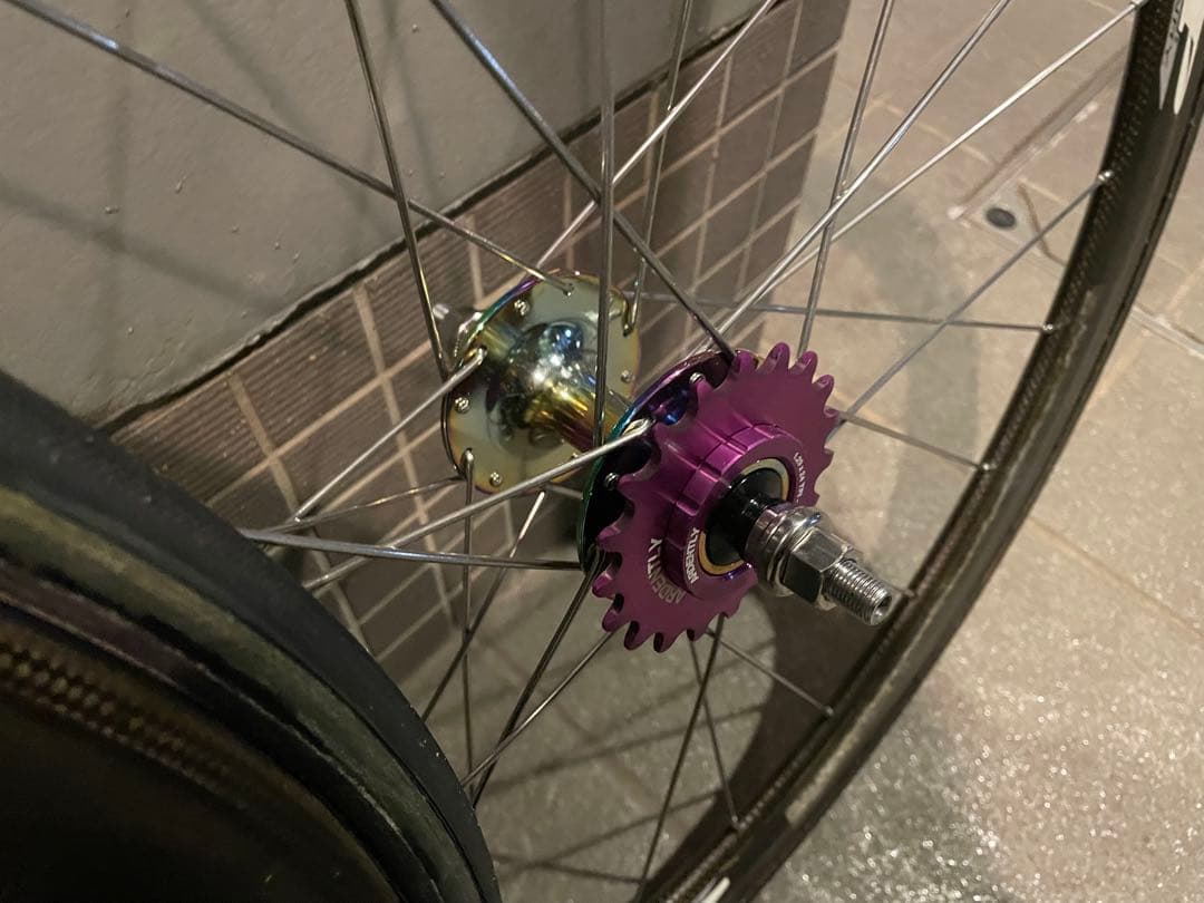 zipp 303 ピストバイク チューブラー ホイール　前後セット 送料込み