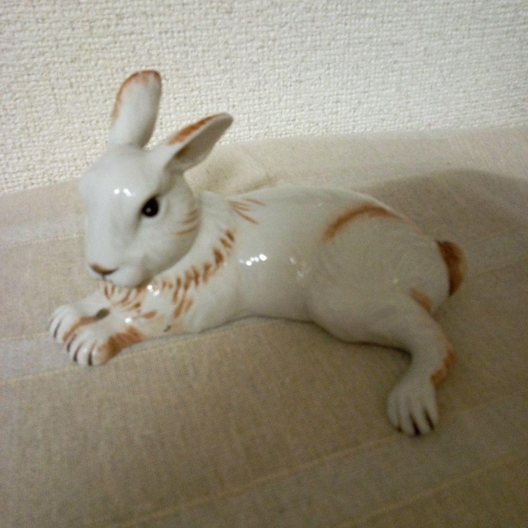 Villeroy&Bochビレロイ&ボッホ　陶器　置物　ウサギ　ヴィンテージ