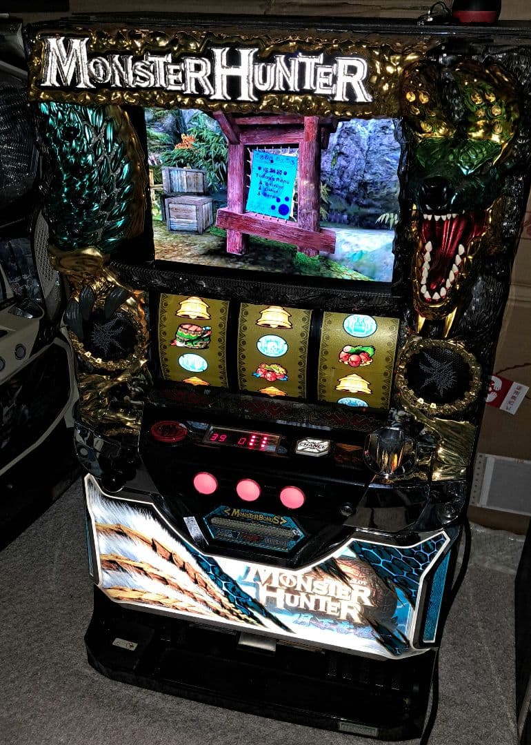 スロット 実機 パチスロ モンスターハンター 月下雷鳴