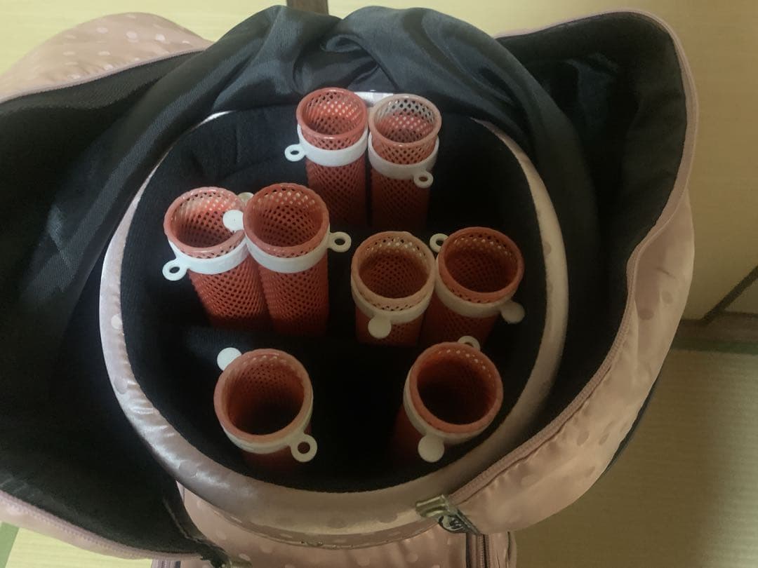 マンシングウェア キャスター付きキャディバッグ LQ1168 オールドローズ