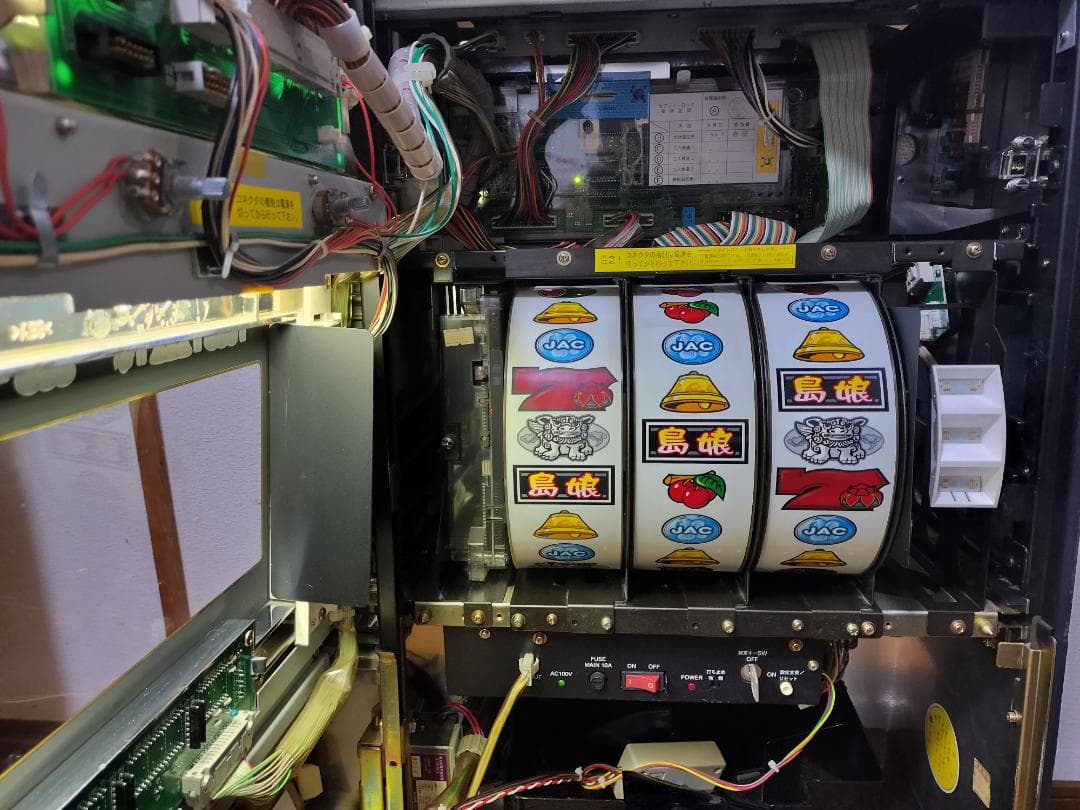 【パチスロ実機】オリンピア★島娘30【オートプレイ付不要機付】４号機・レア