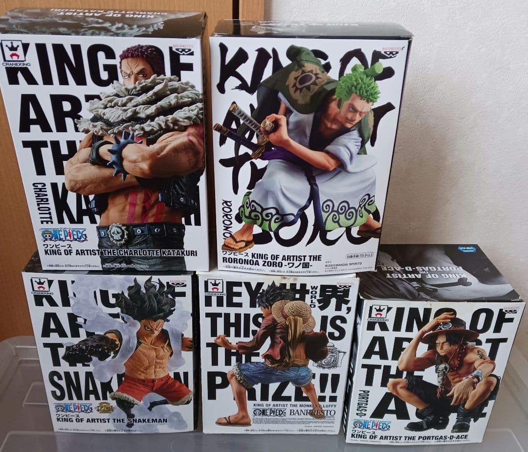 【ワンピース】 フィギュアセット 5体 KING OF ARTIST
