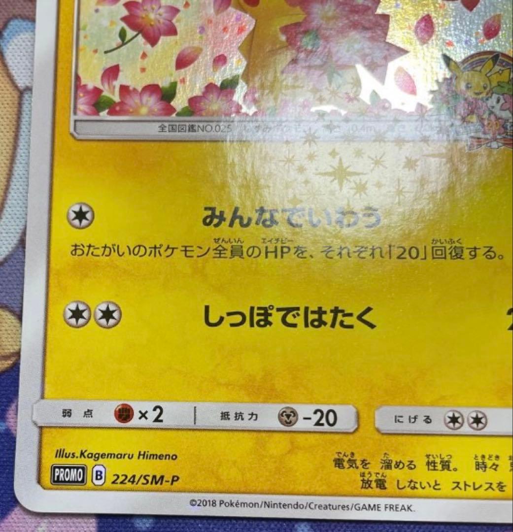 ピカチュウ：ポケモンセンター20周年記念キャンペーン PROMO みんなでいわう