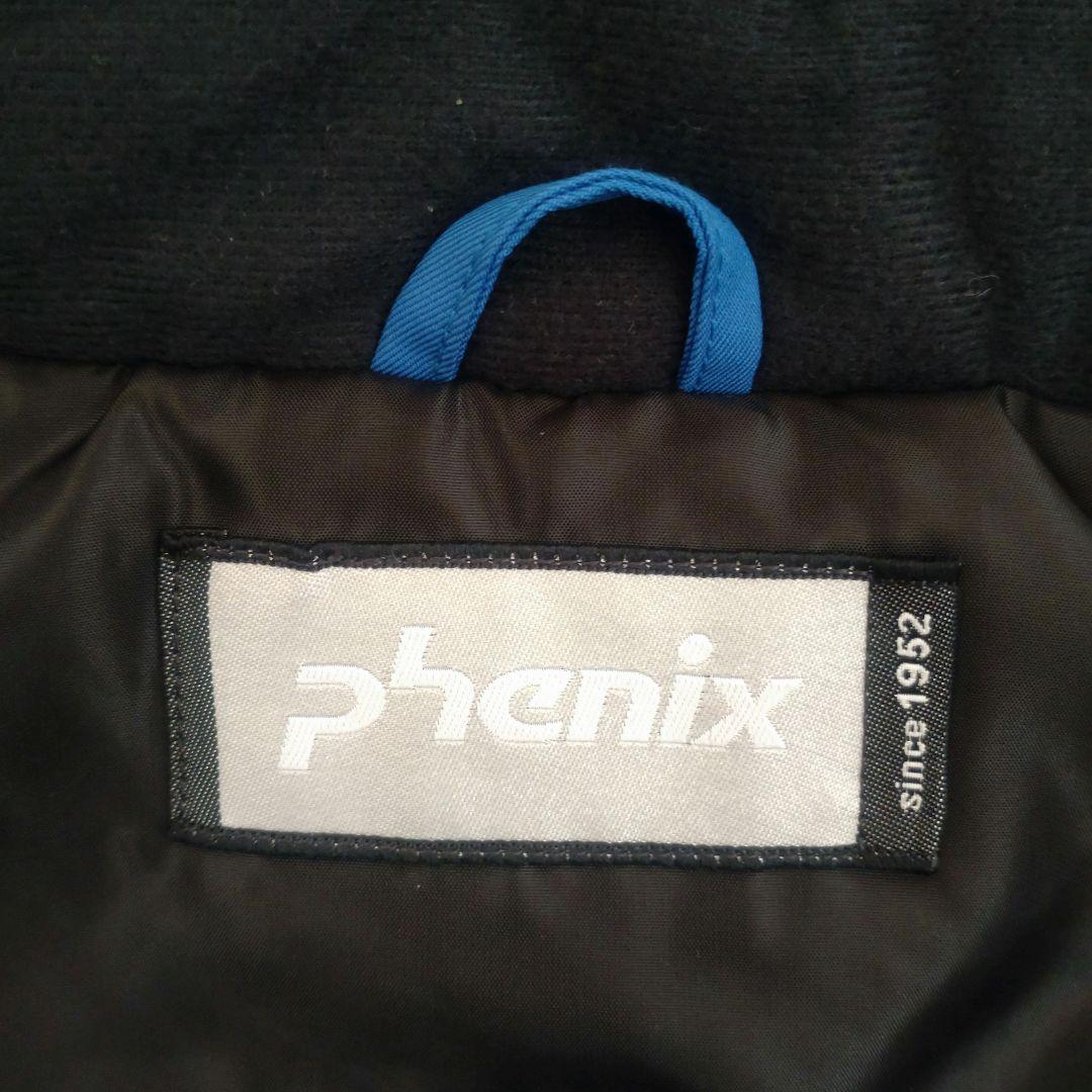 1回使用☆フェニックス スキーウェア上下セット140cm サイズ調整可 手袋付き