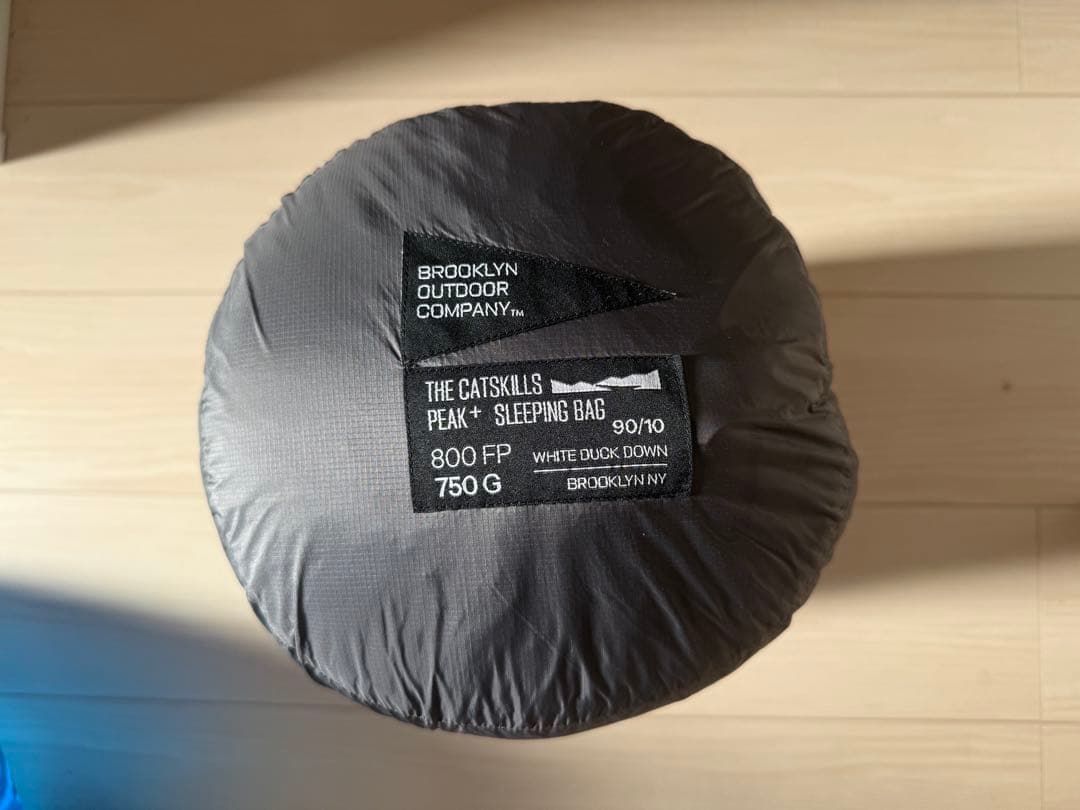 アウトドア寝具 BOC The Catskills Peak+ 800FP / 750g