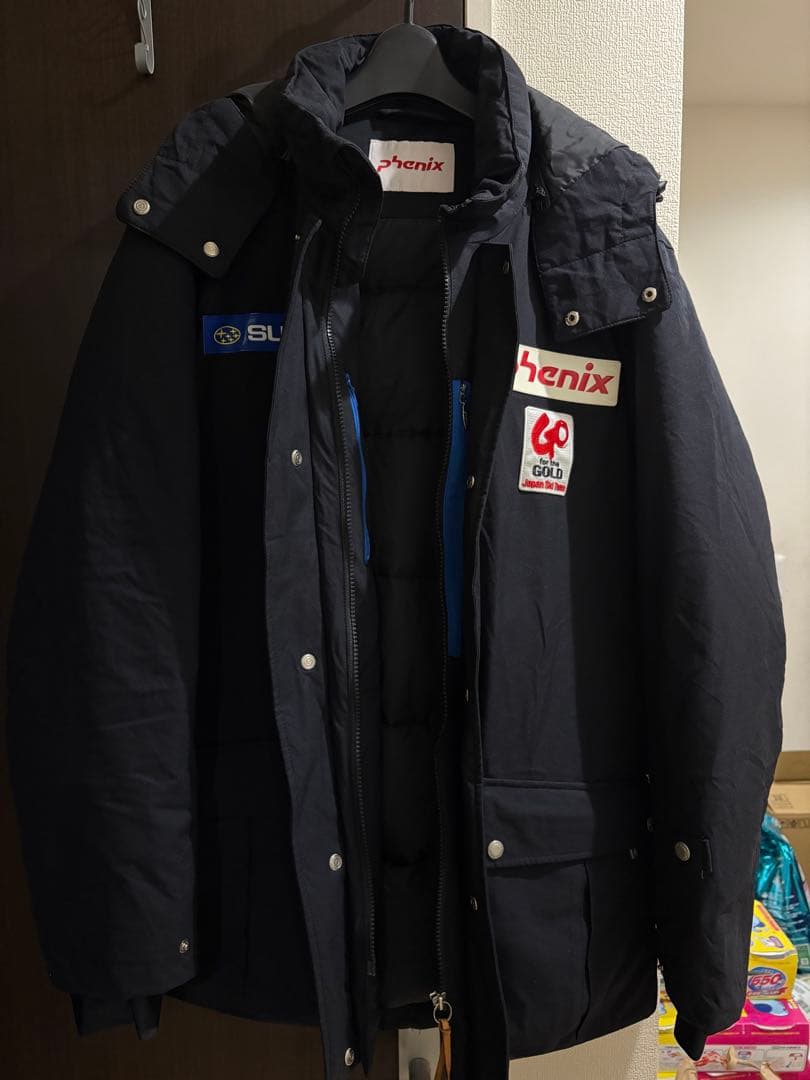 【美品】PHENIX フェニックス 2007 JAPANチーム ダウンジャケット