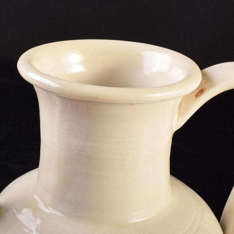 中国　徳化窯白磁　刻花文　水注瓶　C　6903