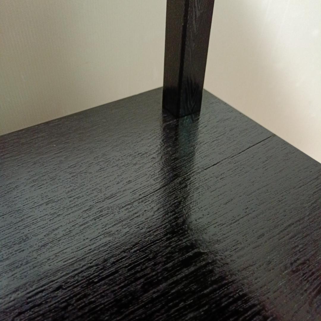 K103 水谷棚 配膳棚 柿合塗 組立式 五段 懐石道具 茶道具