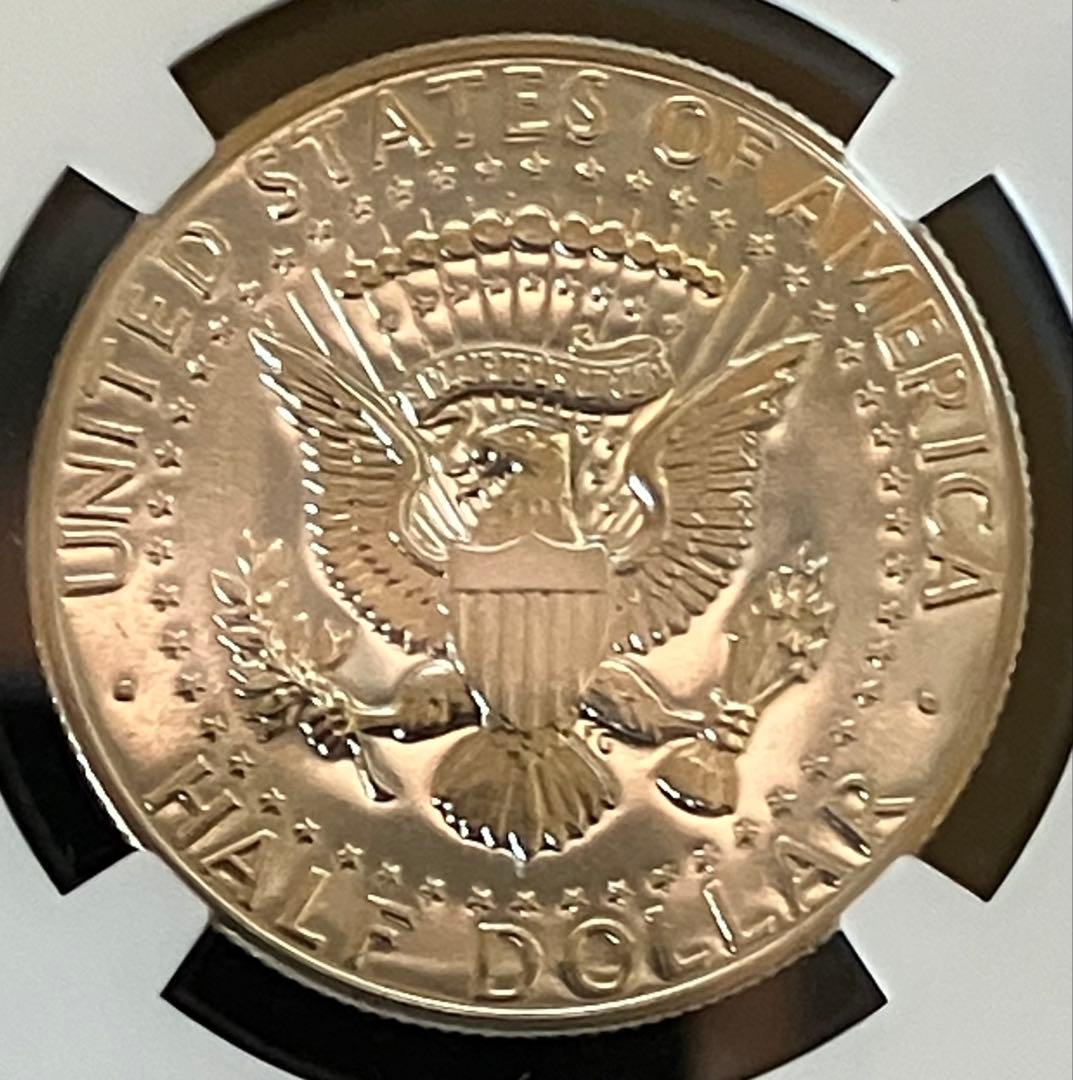 アメリカ 1964 ケネディ プルーフ ハーフダラー 銀貨 NGC PF67