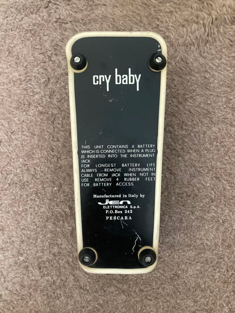 JEN cry baby ワウペダル　イタリア製 イタリア製　赤FASEL