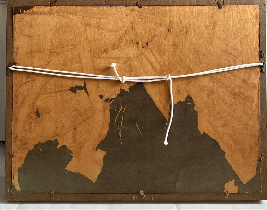 Ken Konishi 小西謙三 水彩画 風景 1951年制作　額装 インテリア