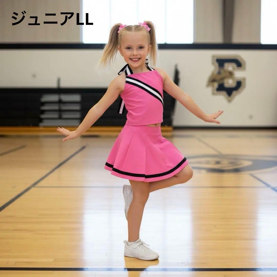チャコット チアセットアップ衣装 (ジュニアLLサイズ)