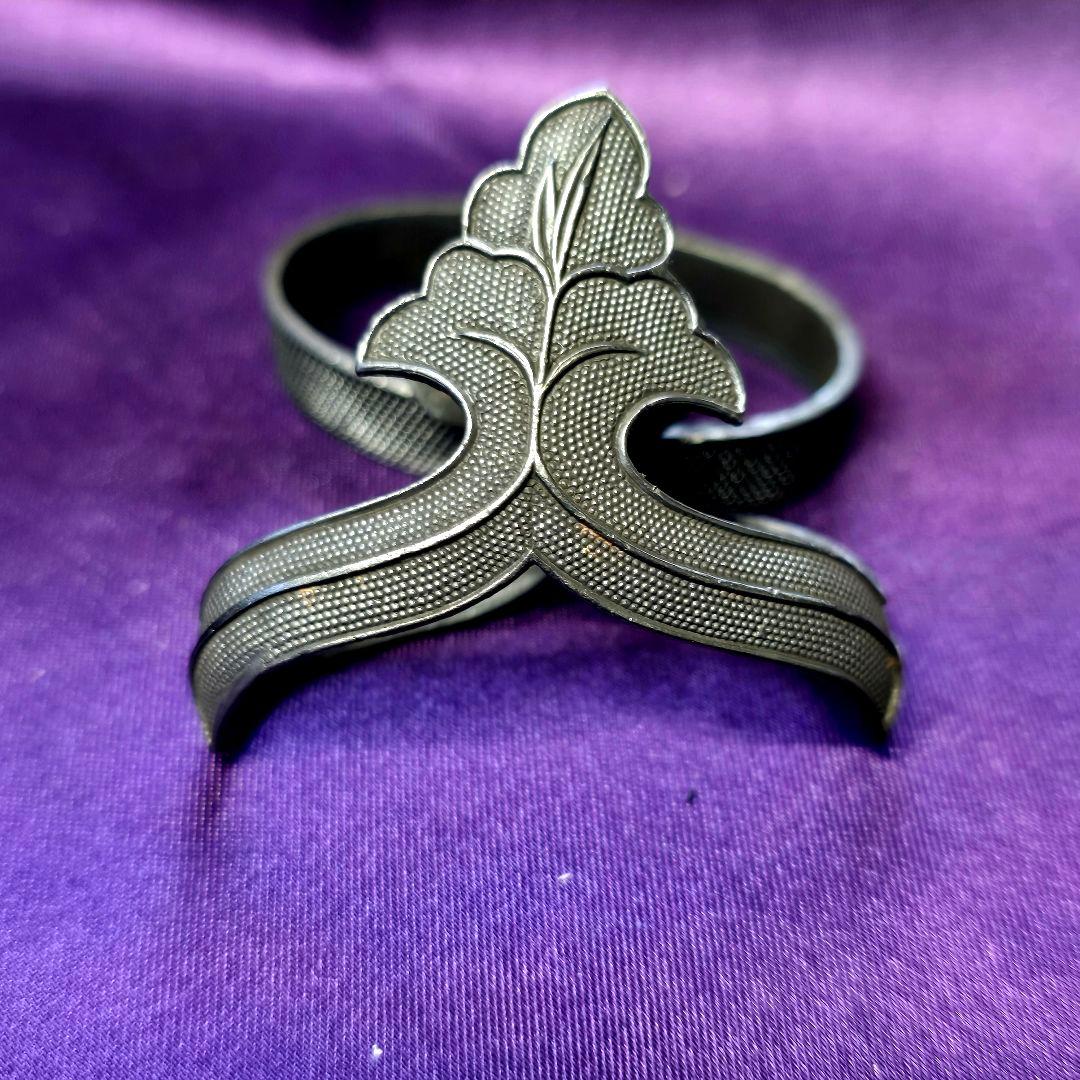 半太刀装具　鷹羽纹 大縁41mm