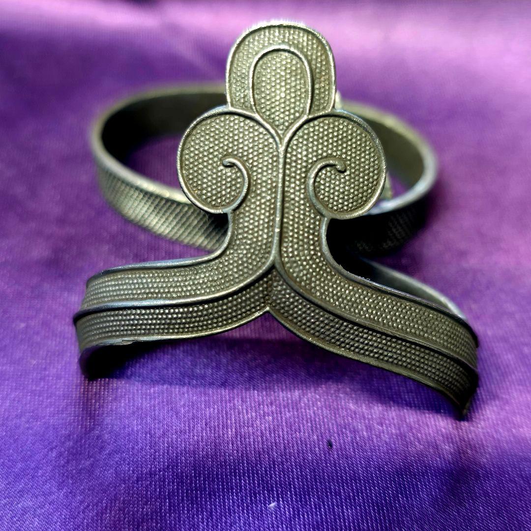 半太刀装具　鷹羽纹 大縁41mm