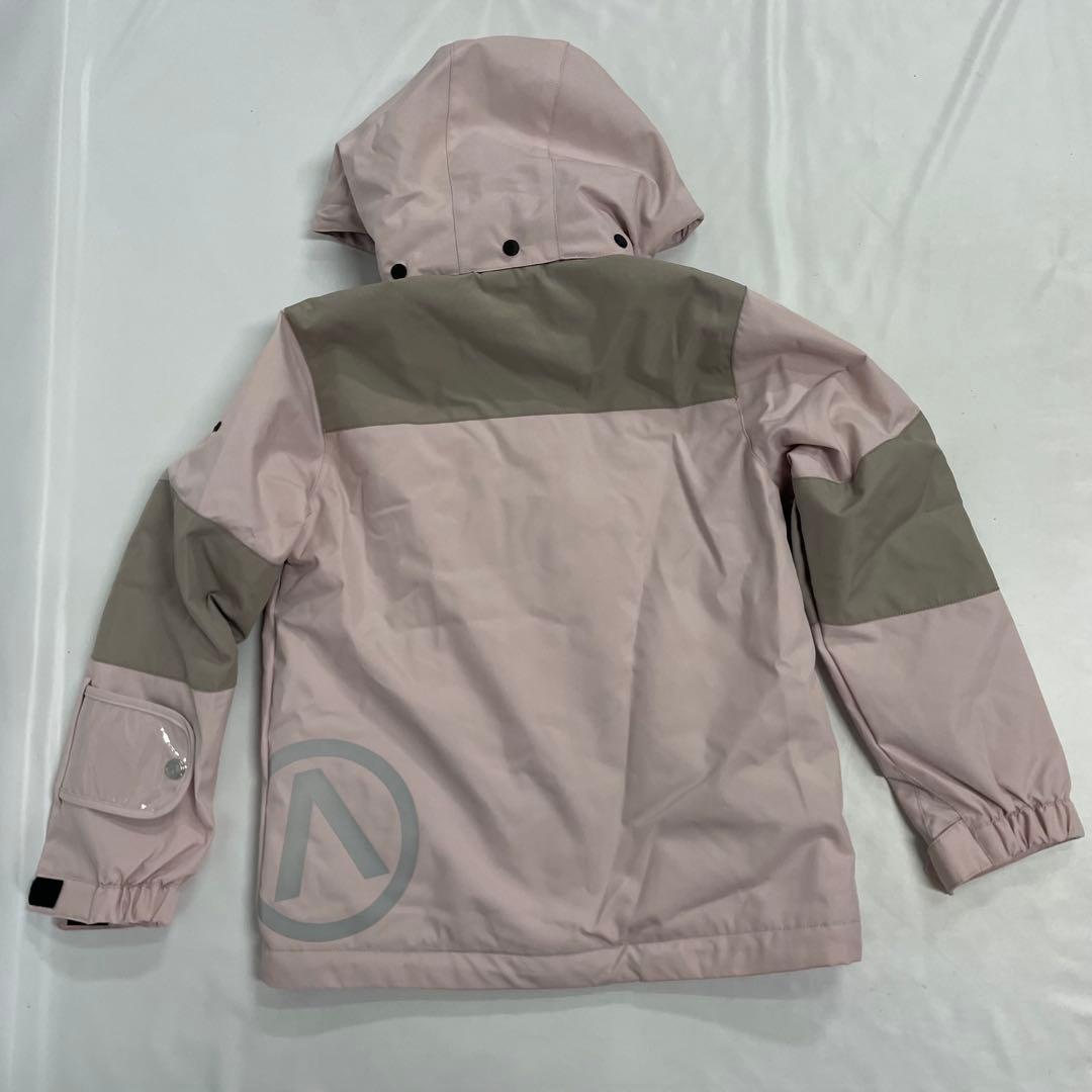 ARBN ピンク×黒 スキーウェア 上下セット130cm AB43WW1533J