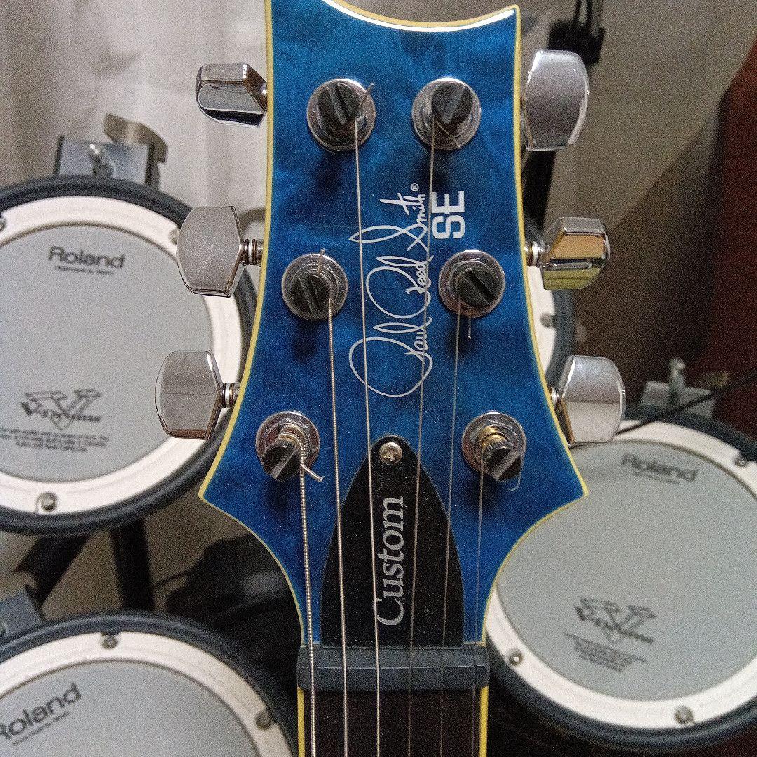 健*爺様 PRS SE Custom ブルーマテオ エレキギター　セイモア・ダン