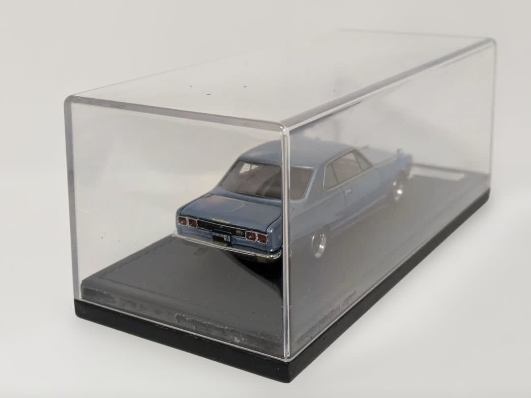 イグニッション モデル 1/43 スカイライン 2000GT-X KGC10 青