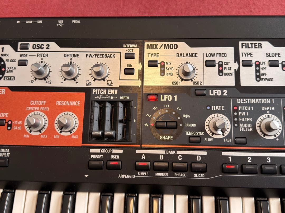 希少品Roland SH-201 アナログ(モデリング)シンセサイザー