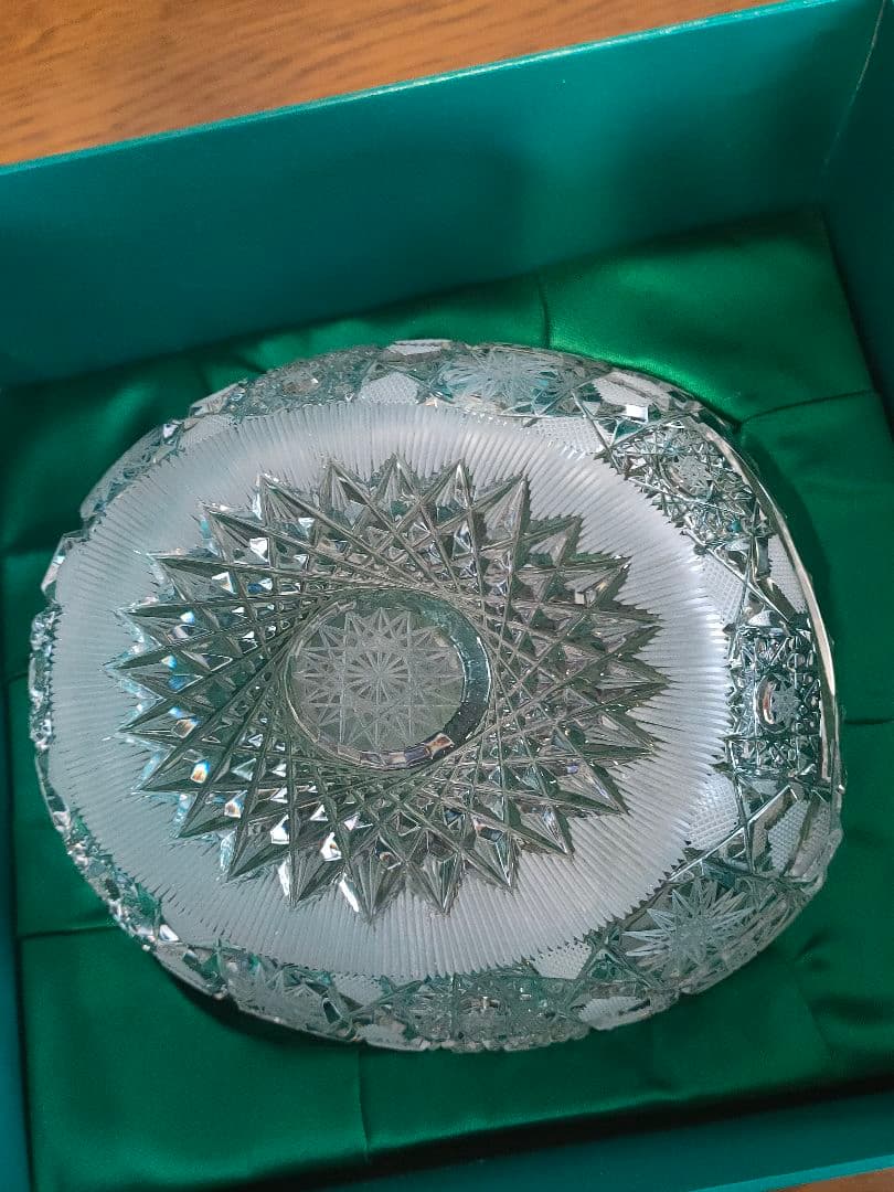 チェコスロバキア製・ボヘミアMaia・ハンドカット・クリスタルガラス