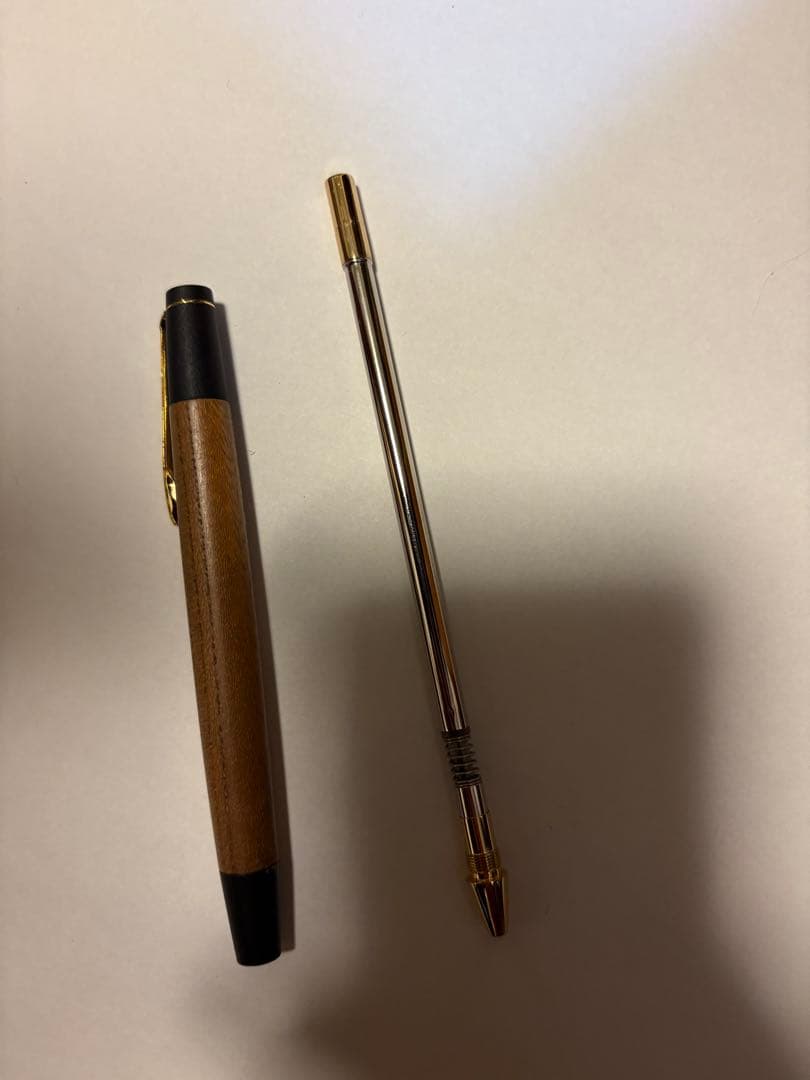 野原工芸 欅 シャープペンシル 旧型 ゴールド金具