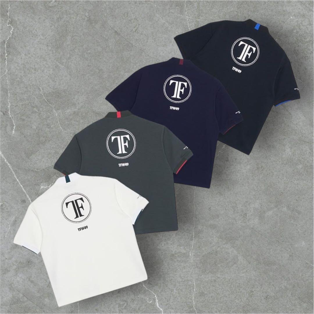 新品タグ付き⭐️2025AW新作⭐️ブラック✖︎ブルー　モックネックL　TFW49