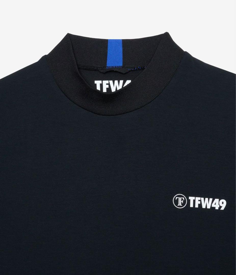 新品タグ付き⭐️2025AW新作⭐️ブラック✖︎ブルー　モックネックL　TFW49