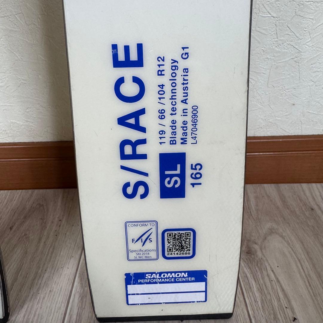 SALOMON S/RACE SL 165cm スキー板