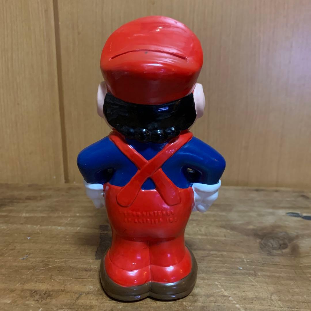 レア80s マリオブラザーズ　マリオ　ソフビ貯金箱　任天堂アメリカ