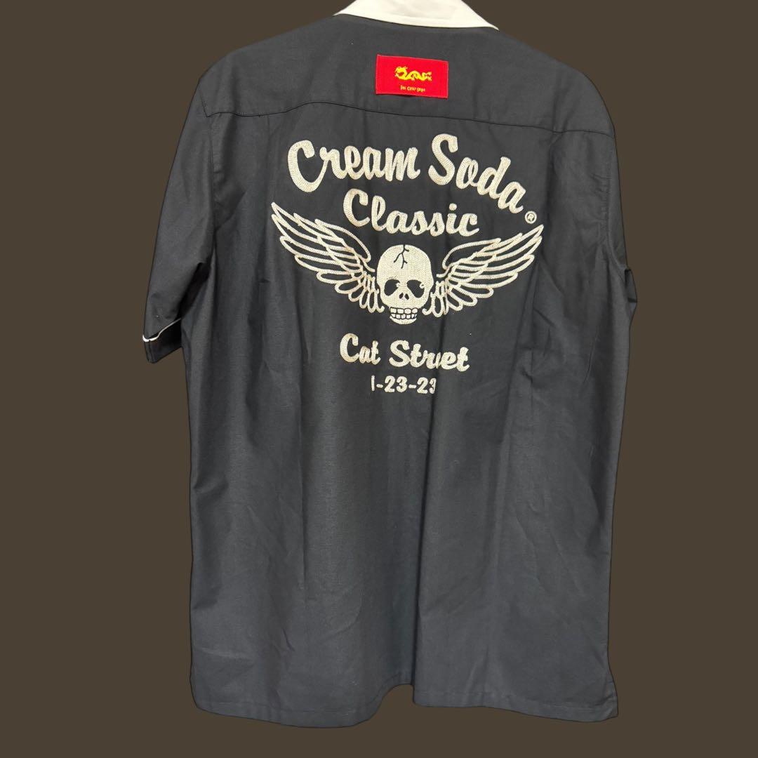 まろにーちゃん　クリームソーダ ボウリングシャツ 2着セット