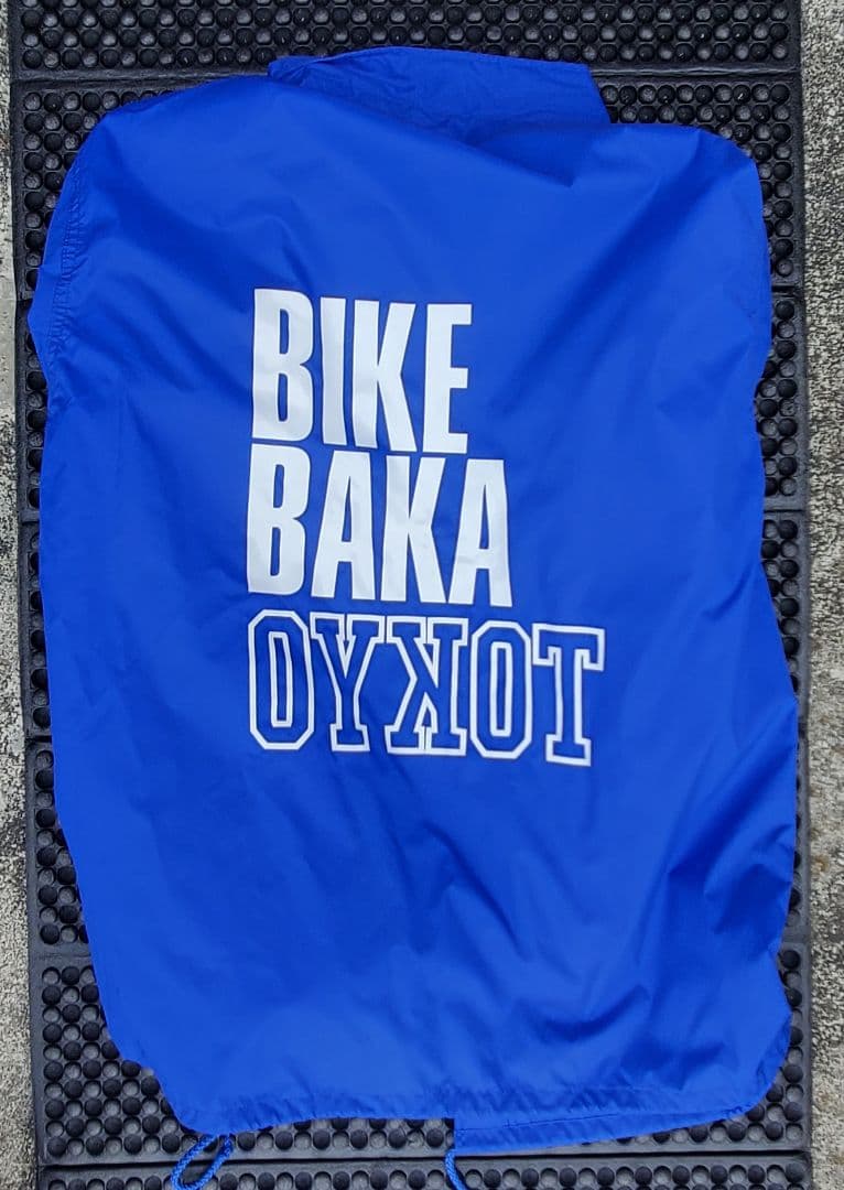 コーチジャケット 青 BIKE BAKA