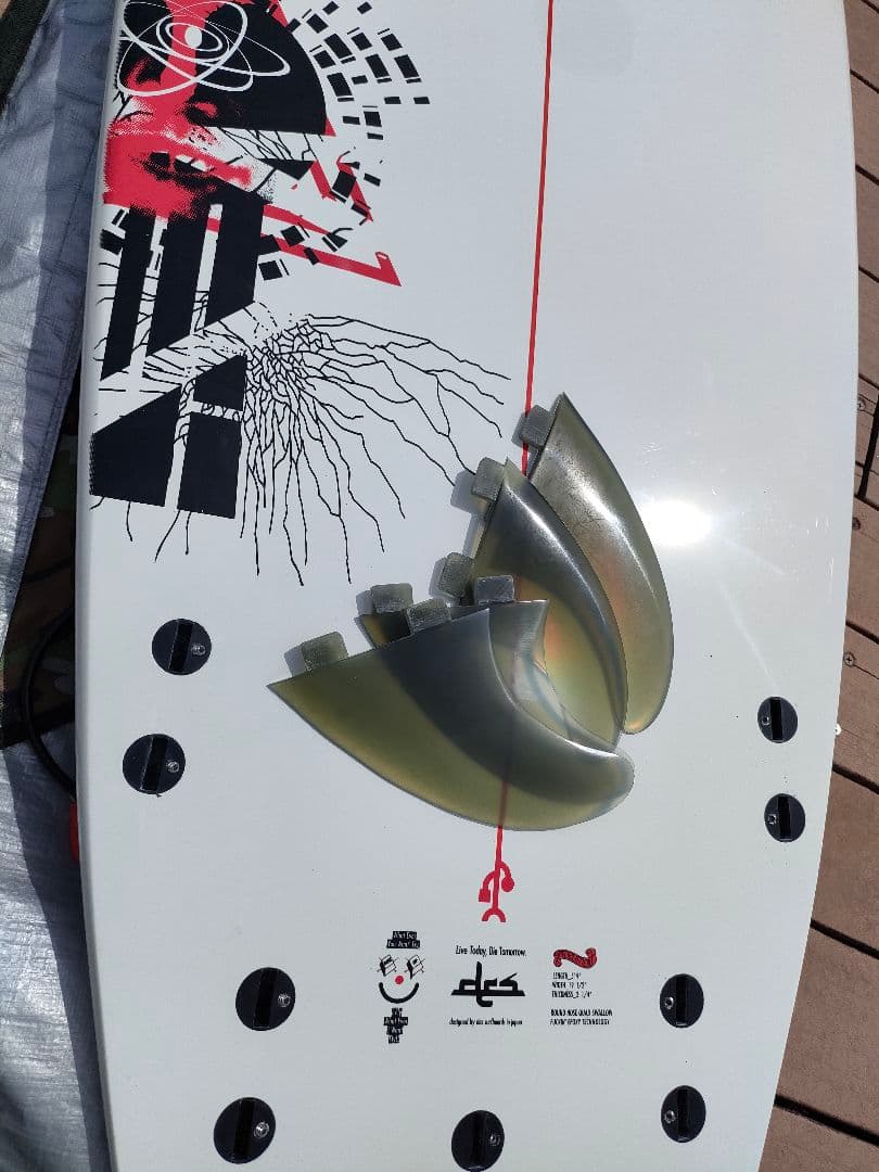 【美品】des サーフボード ケース付きフルセット