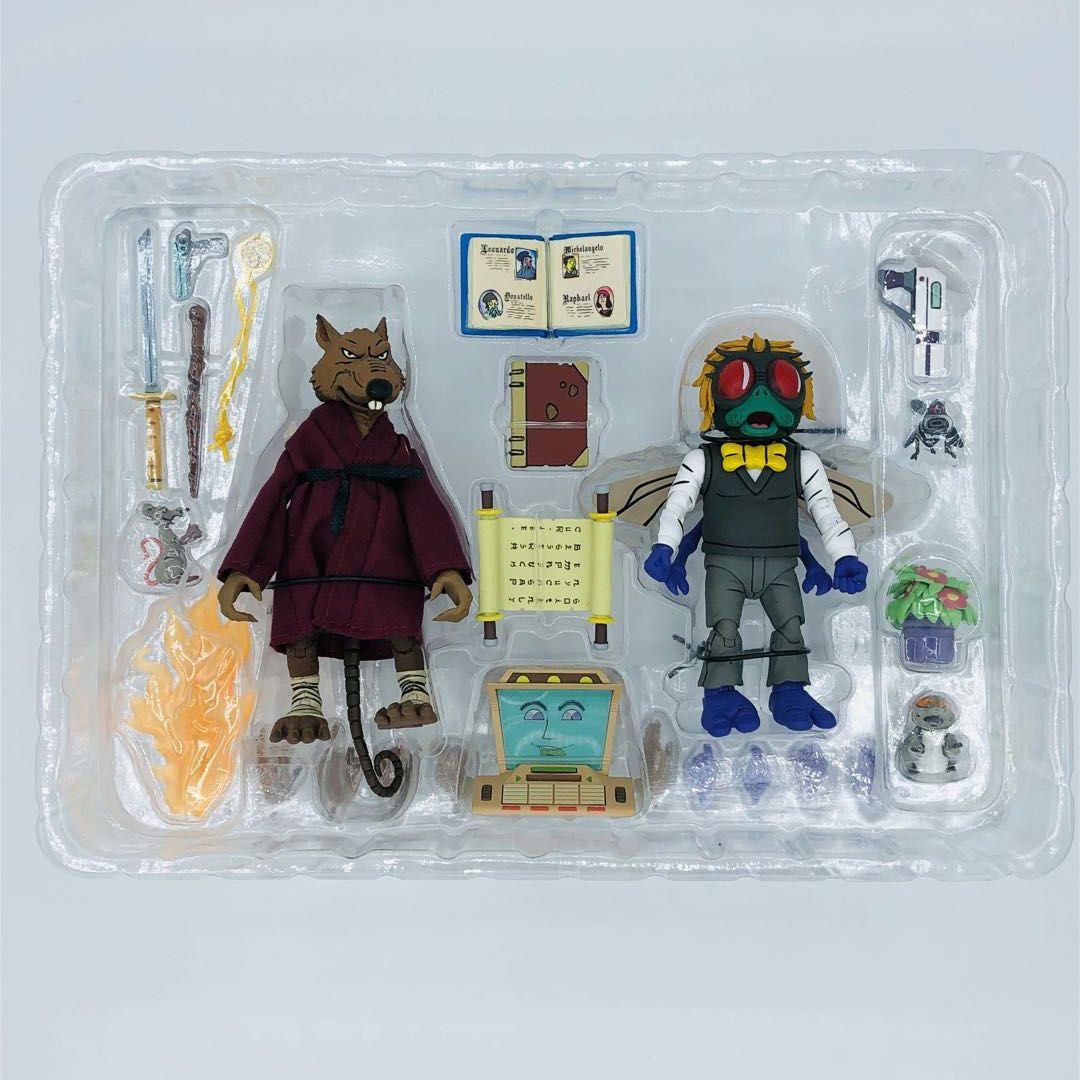 NECA ネカ TMNT タートルズ スプリンター バクスター フィギュアセット