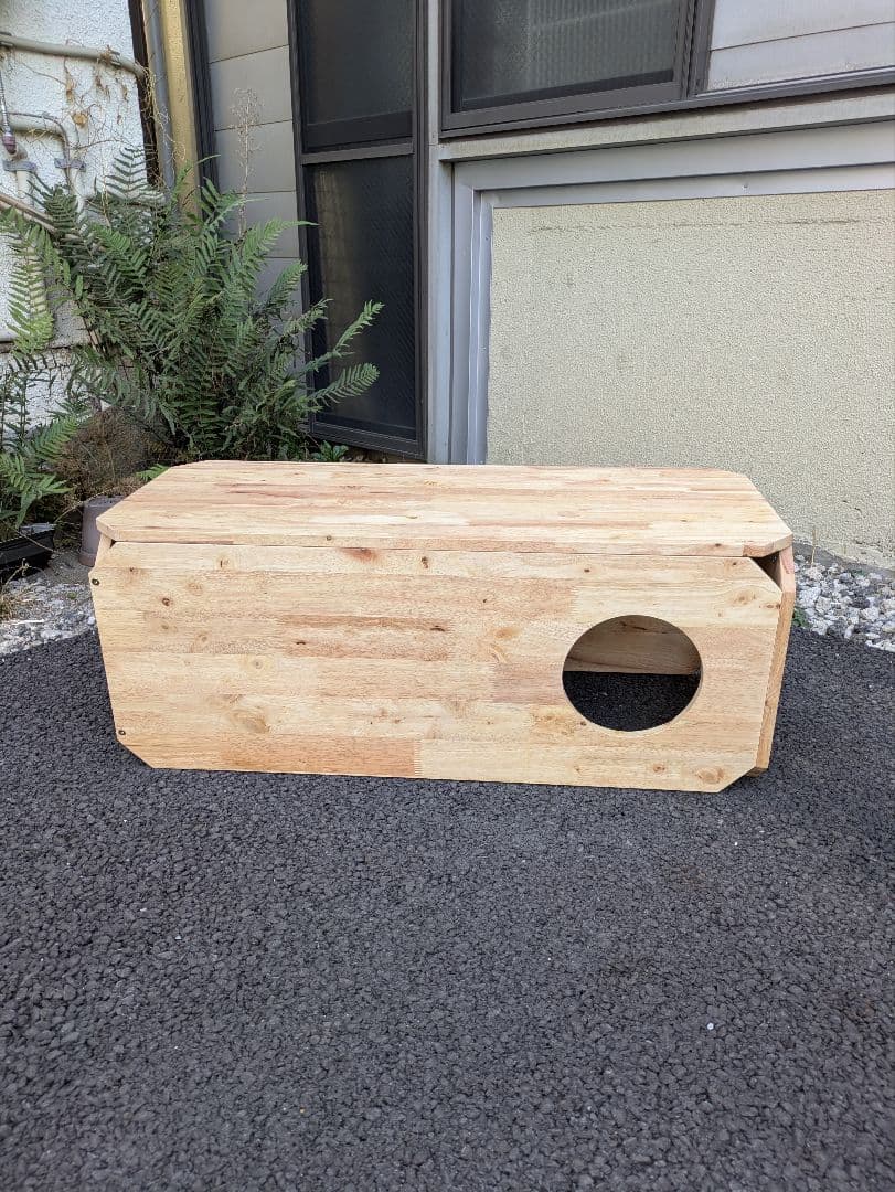 ペット ベンチ 無垢材 ナチュラルシグネチャー 猫 トンネル