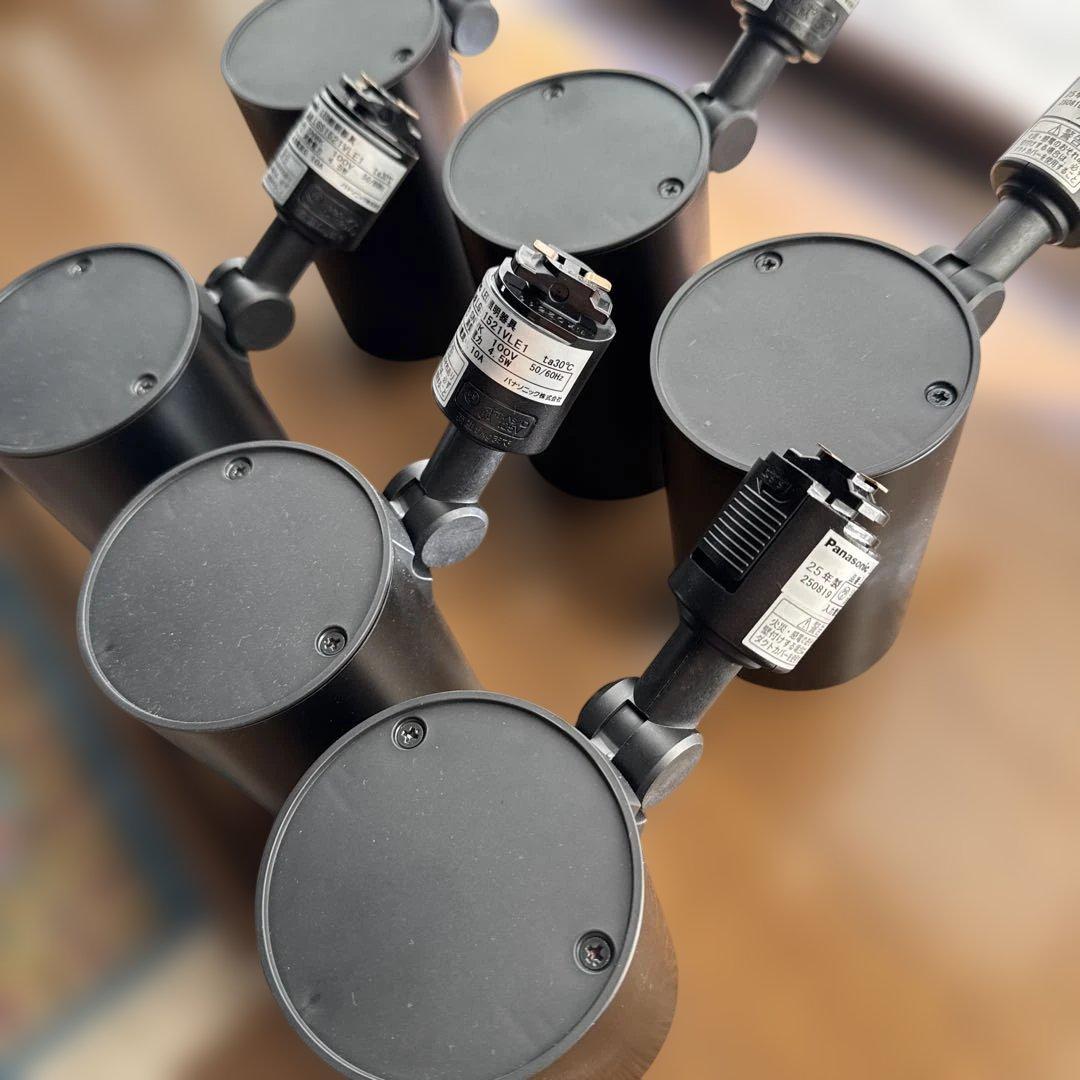 パナソニック　レールライト　ダクトライト　新品６個セット　LED（温白色）