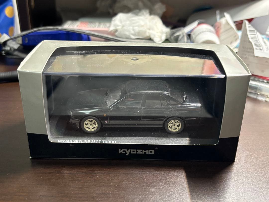 京商　1/43日産スカイライン25GT TURBO ニスモホイール　ブラック