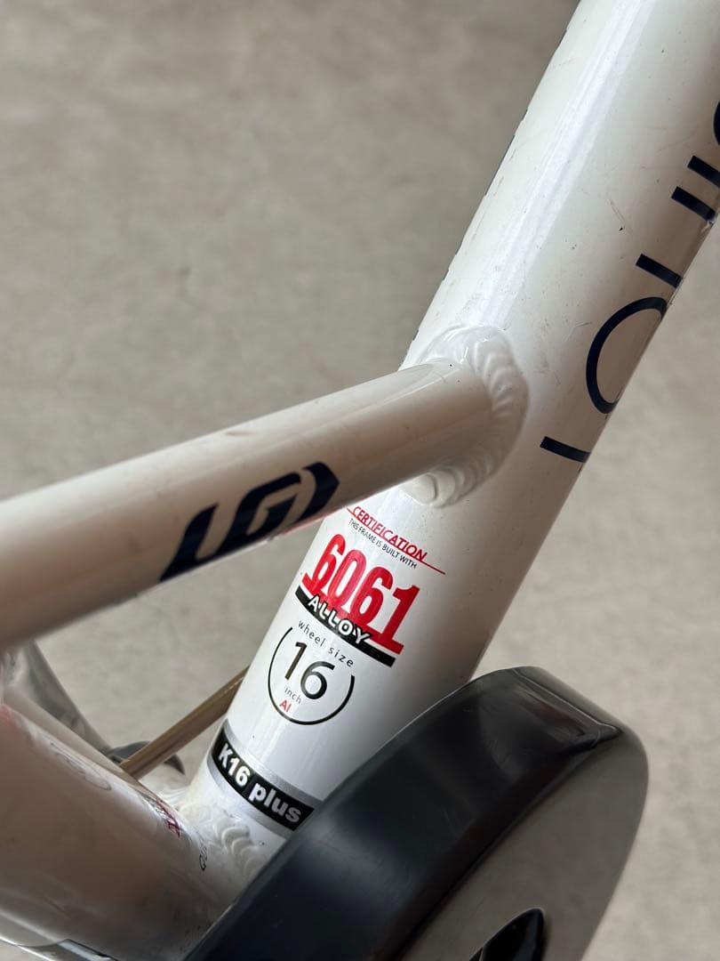 注意！直接お取引！LOUIS GARNEAU キッズサイクル ホワイト　ルイガノ